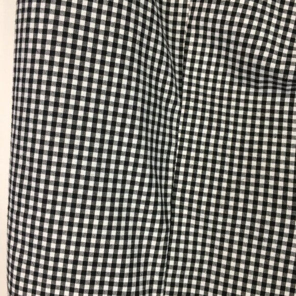 Donna Karan Gingham Black and White Pants Size 4 - Picture 9 of 11